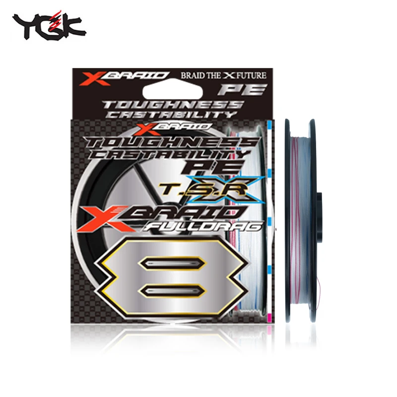 

Плетеная леска YGK FULLDRAG TSR X8, 8-жильная, оригинальная японская, с защитой от запутывания, высокопрочная, для морской и пресноводной рыбалки на крупную дичь