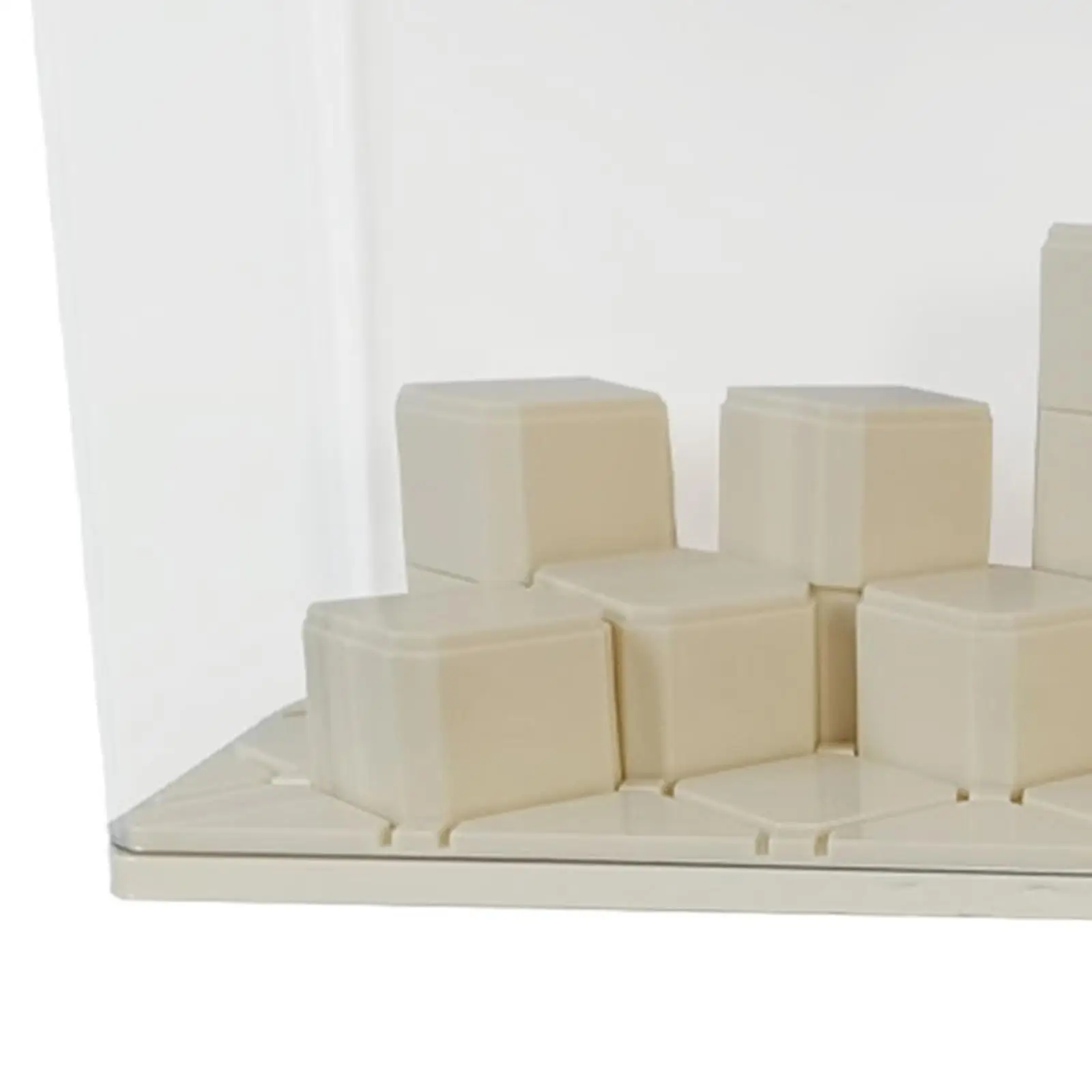 

2Pcs Display Case Countertop Organizer Showcase Display Shelf for Collectibles