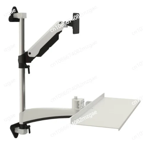 Monitor Tastiera per computer Staffa per macchina all-in-one Rack da parete per schermo con braccio con supporto per tastiera