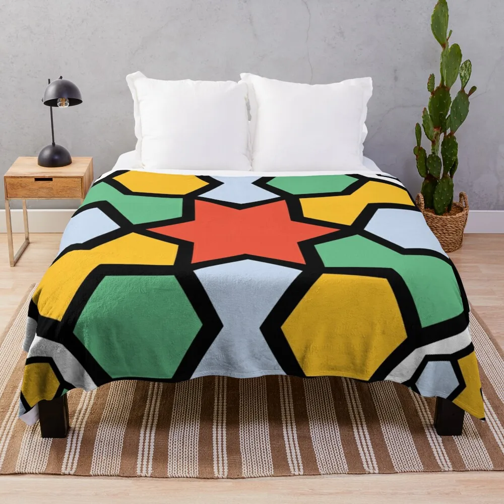 

Красочный исламский геометрический узор, этот дизайн, одеяло, забавный подарок, теплые зимние плюшевые модные одеяла для диванов