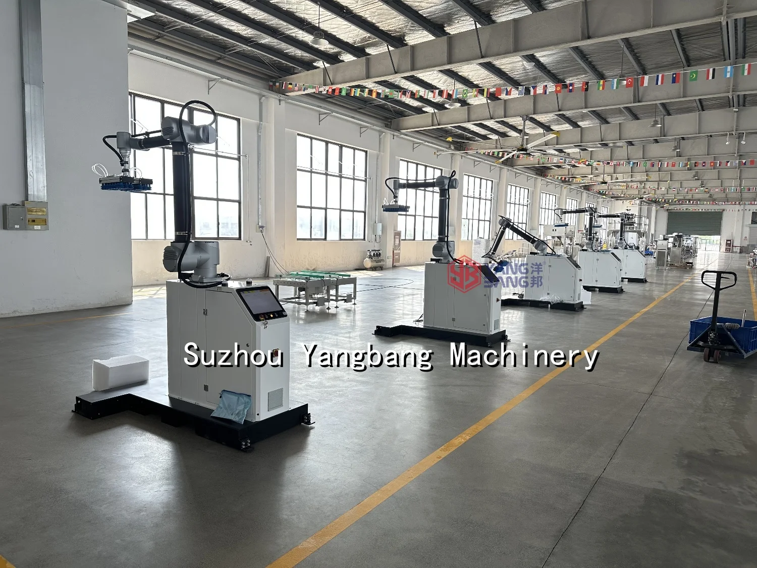 Automatic Industrial Stacker Palletizer Stacking Machine for Box Pallet 10kg 20kg