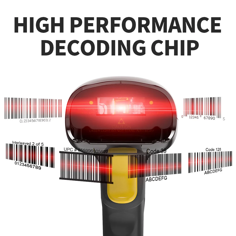 GTCODESTAR Handheld USB Barcode Reader 1D bar Code Scanners Laser Wired Barcode Scanner for Warehouse Barcode Scanning Gun