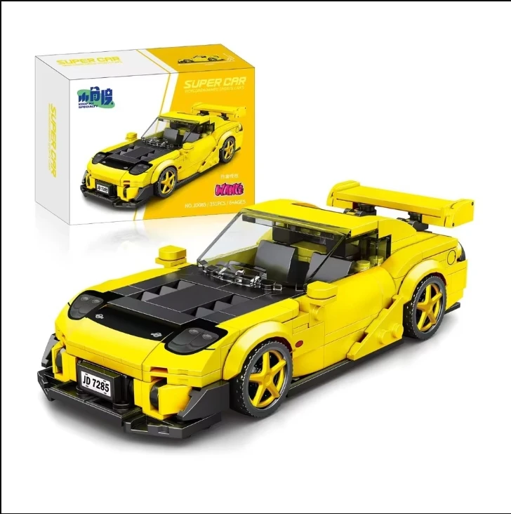 11 Arten Speed Champions Auto Hypercar Bausteine MOC Bausteine Berühmte Sport Fahrzeug Spielzeug Geschenk für Kinder Kinder
