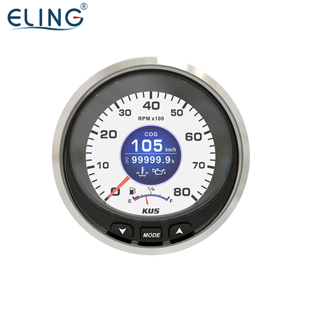 

2026 Premium KUS KMG-30K / KMG-30KP Multifuncational Digital Instrument for Marine Boats Yachts Vessels Compatible with