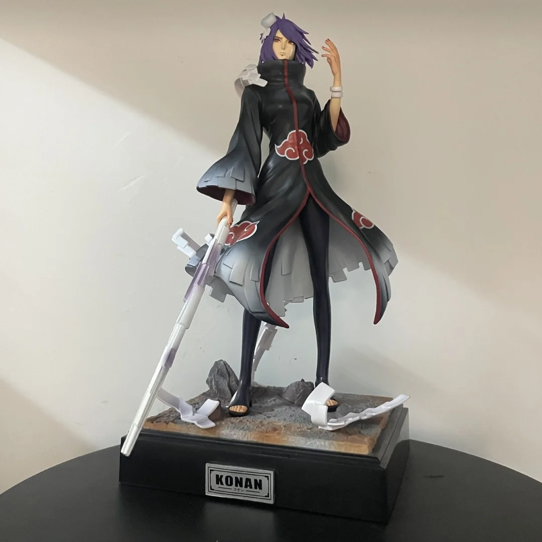 

Naruto Akatsuki Konan 1/6 Vinyl Figure Anime Angel Konan Statue Desktop Decoration Limited Edition Collectible Gift for Fans