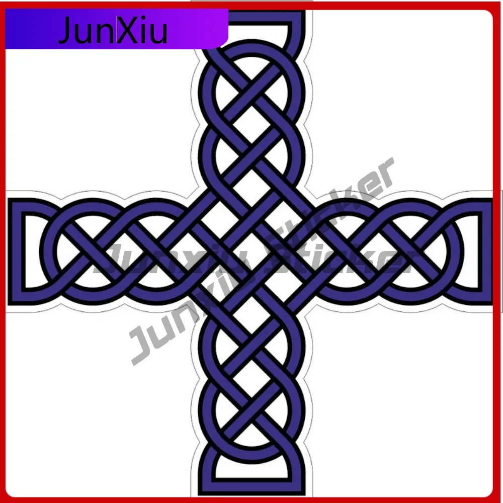 

Celtic Cross Cute Window UV Resistant Decal Decoration Car Scratch Anti Anime Vinyl Knot Sticker Blue Funny Waterproof Stickers