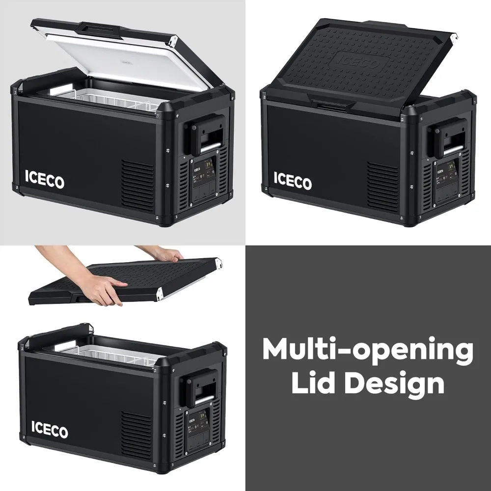 

VL35 ProS 35 Liters Portable Refrigerator, Multi-directional Lid, Dual USB & DC 12/24V, AC 110-240V,