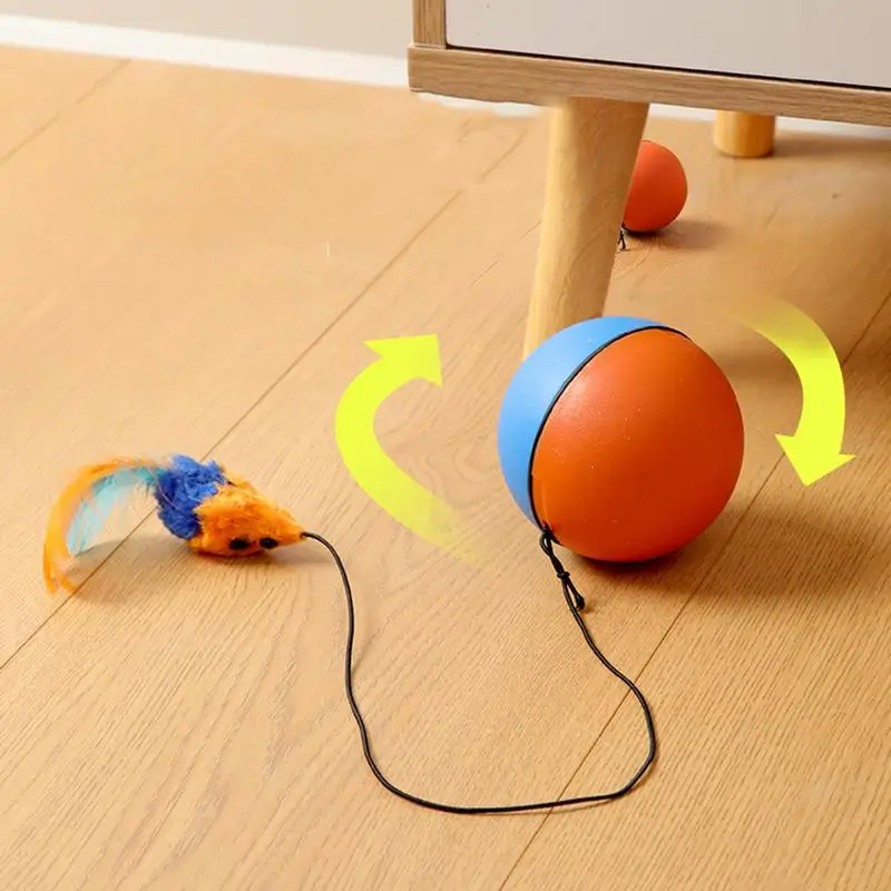 

Smart Cat Toys Automatic Rolling Ball Electric Self-moving Cat Ball Toys Interactive Kitten Exercise Toy Indoor Pet Supplies