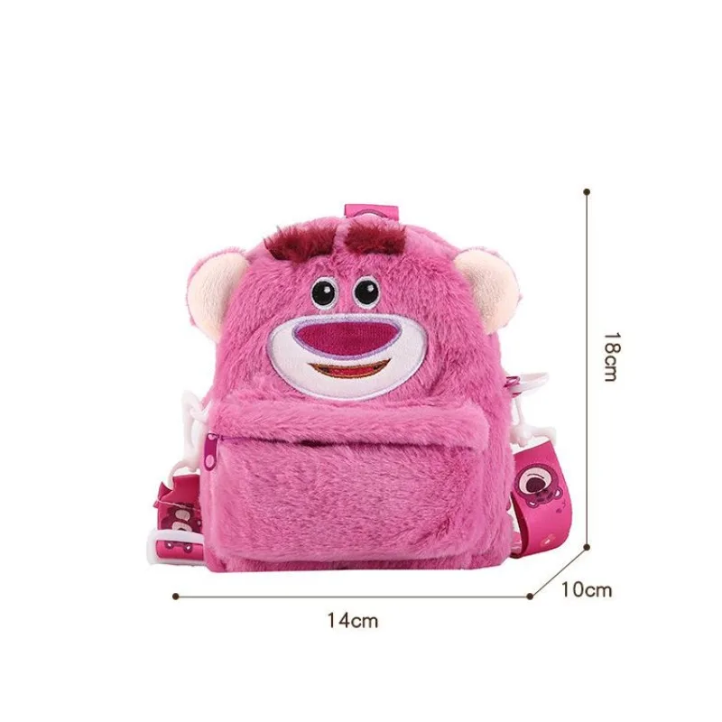 Disney Shoulder Bag for Kid Girl Cute Cartoon Mini Side Crossbody Bag Lotso Messenger Bag Portable Designer Luxury Purse