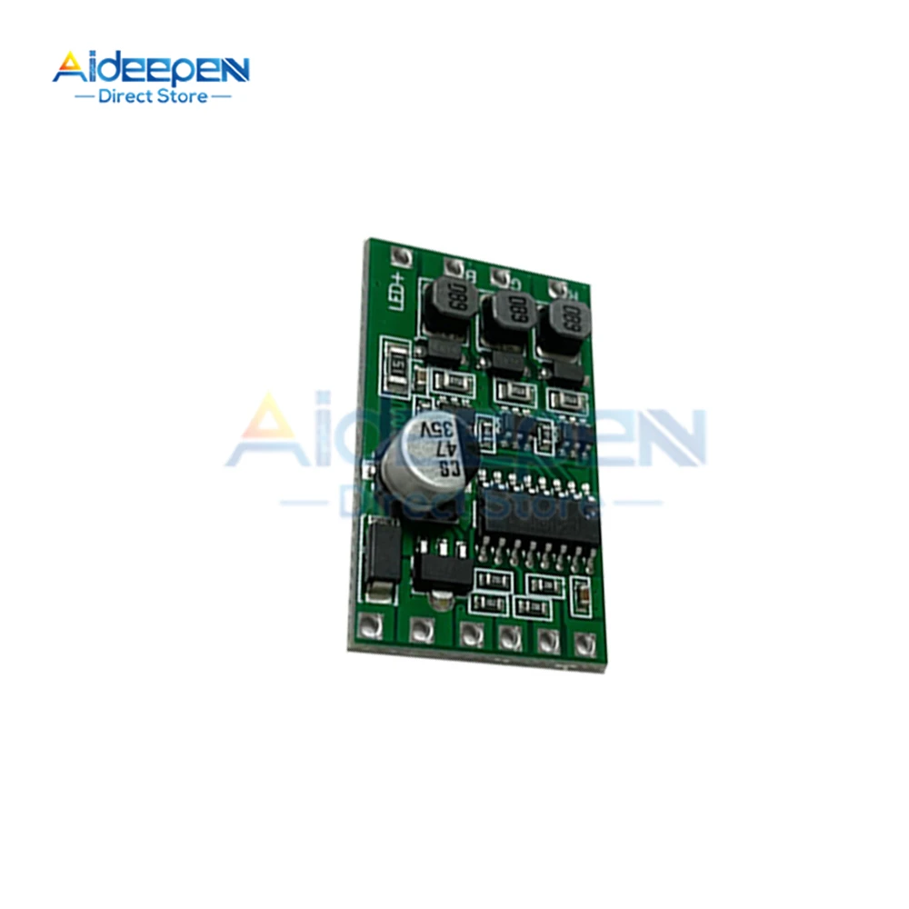 DMX512 12-24V LED Constant Current Drive Power Module Three-channel RGB Full Color 300mA Adjustable External Control Drive Board