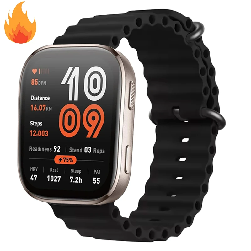Ocean Silicone Strap for Amazfit Bip 6 5 Wristband 20mm 22mm Bracelet For Amazfit GTS 3/2/2e/GTS2 Mini/GTR/47mm/GTR 3/3 Pro/2/2e