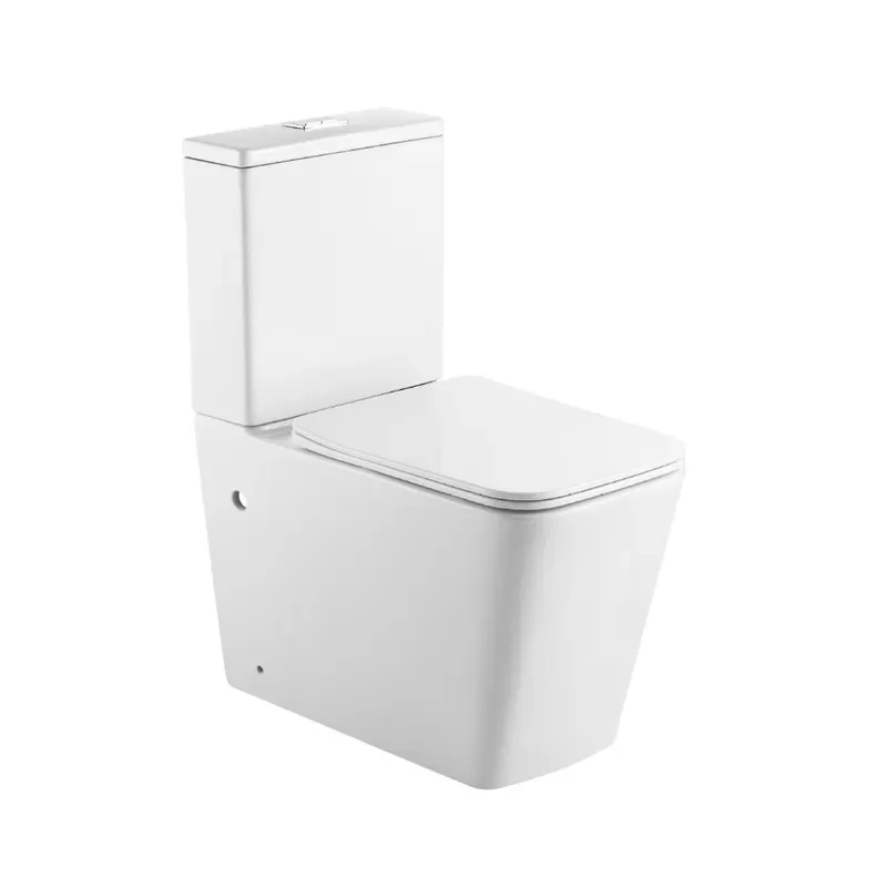 for Hotel Villa Direct Flush Ceramic Toilet Bathroom Split Toilet with Water Tank Foreign Trade Direct Sales