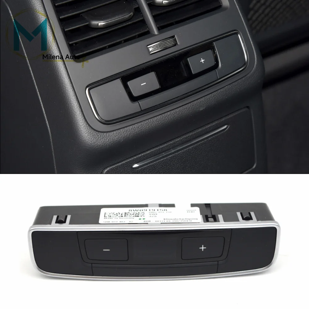 

For Audi A4 B9 A5 8W Q5 Rear Air Control Button 8W Rear Air Control Button Switch 8W0 919 158 8W0 919 158