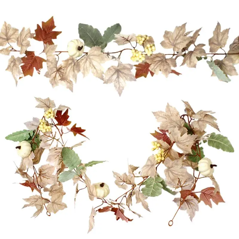 autumn Festive Garland Decor Harvest Theme Craftsmanship durable and aesthetic door decor north Europe style window style