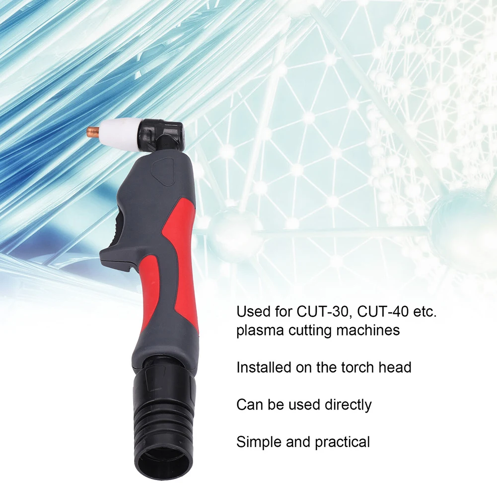

PT31 Plasma Cutter Torch Head with ABS Handle for Use in For Cut30 Cut40 For CUT50 LGK40 Plasma Cutting Systems