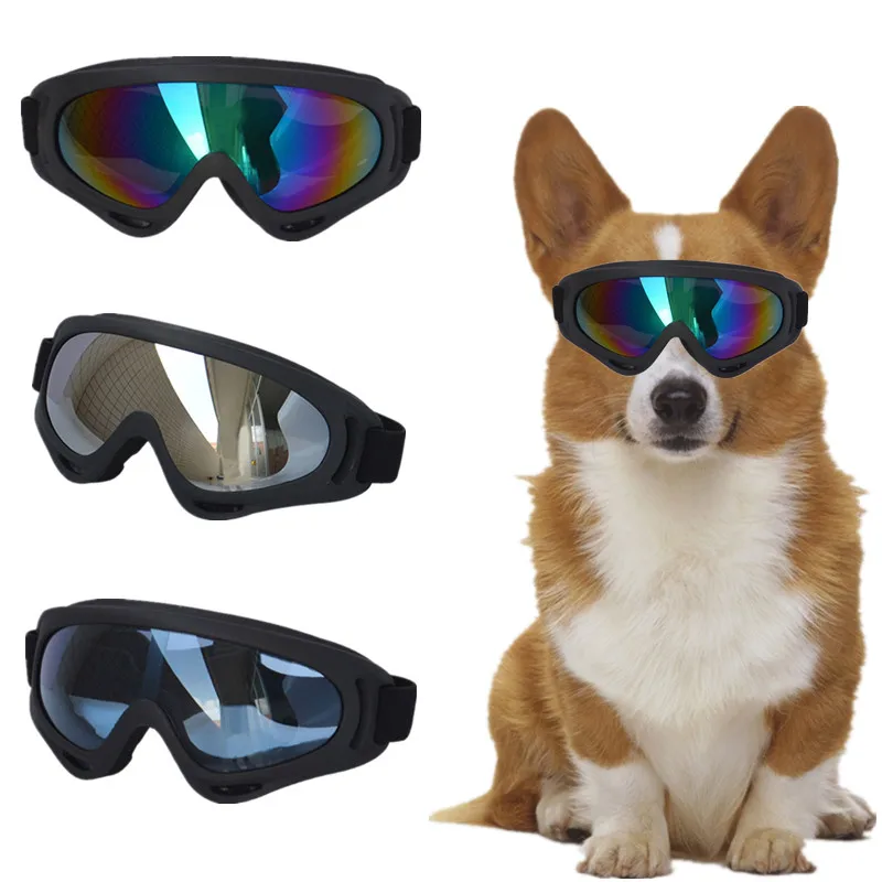 Pet Glasses Big Dog Outdoor Sunscreen Sunglasses Dustproof  Waterproof  Windproof  Fashion Goggles People Can Also Use