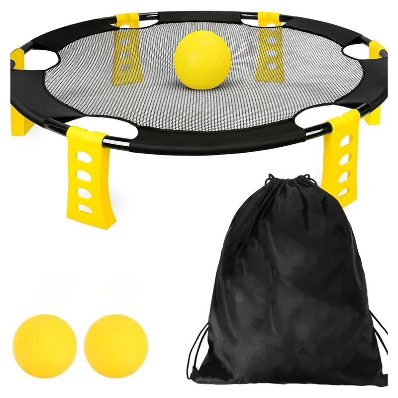 Game Set For Beach, Yard Complete Kit For Young Players Includes Ball, Net And Carrying Bag