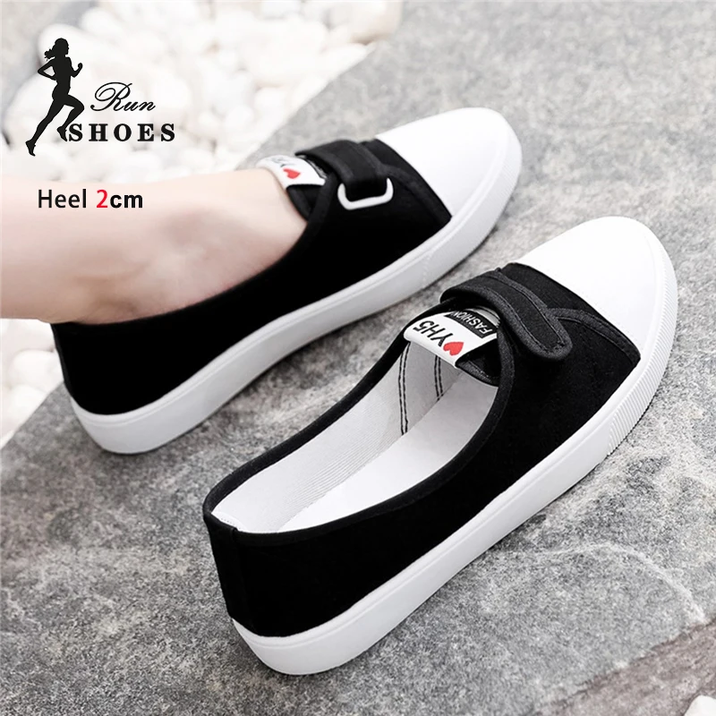 

Женская классическая школьная парусиновая обувь с круглым носком, повседневная обувь на мягкой подошве, удобная уличная женская обувь на плоской подошве, Zapatos De Mujer