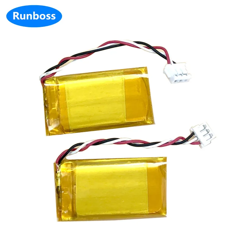 1-2pcs New 3.7V 240mAh Li-Polymer Replacement Battery For Logitech GPRO WIRELESS 240 Wireless Mouse 3-wire plug