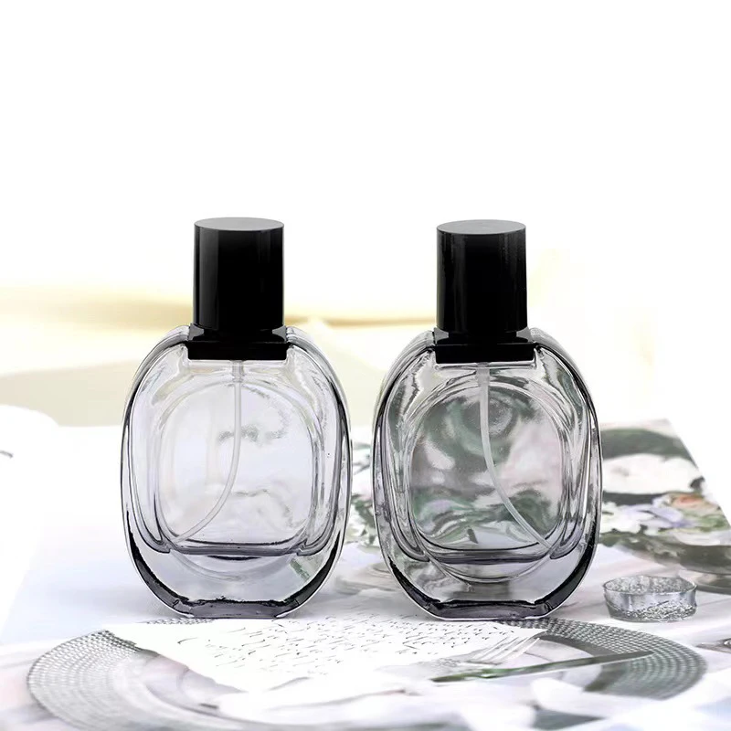 1PCS 30ML Portable Perfume Bottle High Grade Glass Spray Empty Bottle Instead of Travel Cosmetics Large Capacity Press Type