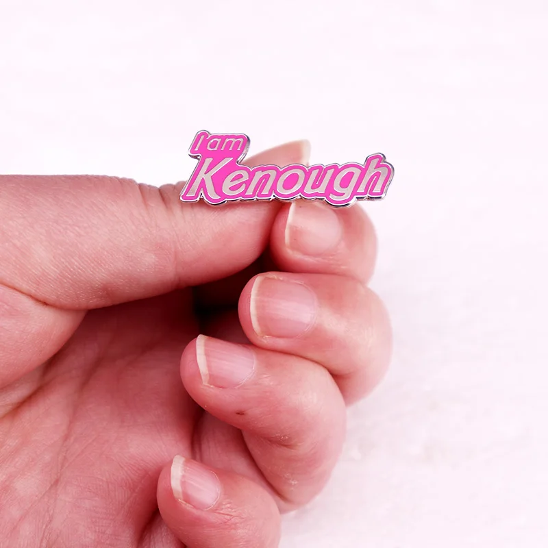 I Am Kenough Enamel Pin Fashion Movie Brooch Jewelry Gift view 4