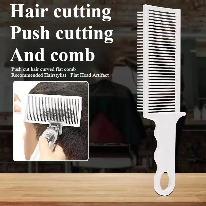 

Professional Golden Highlight Hair Comb - Heat Resistant, Flat Top Design for Salon Styling and Ombre Effects, Heat Resistant