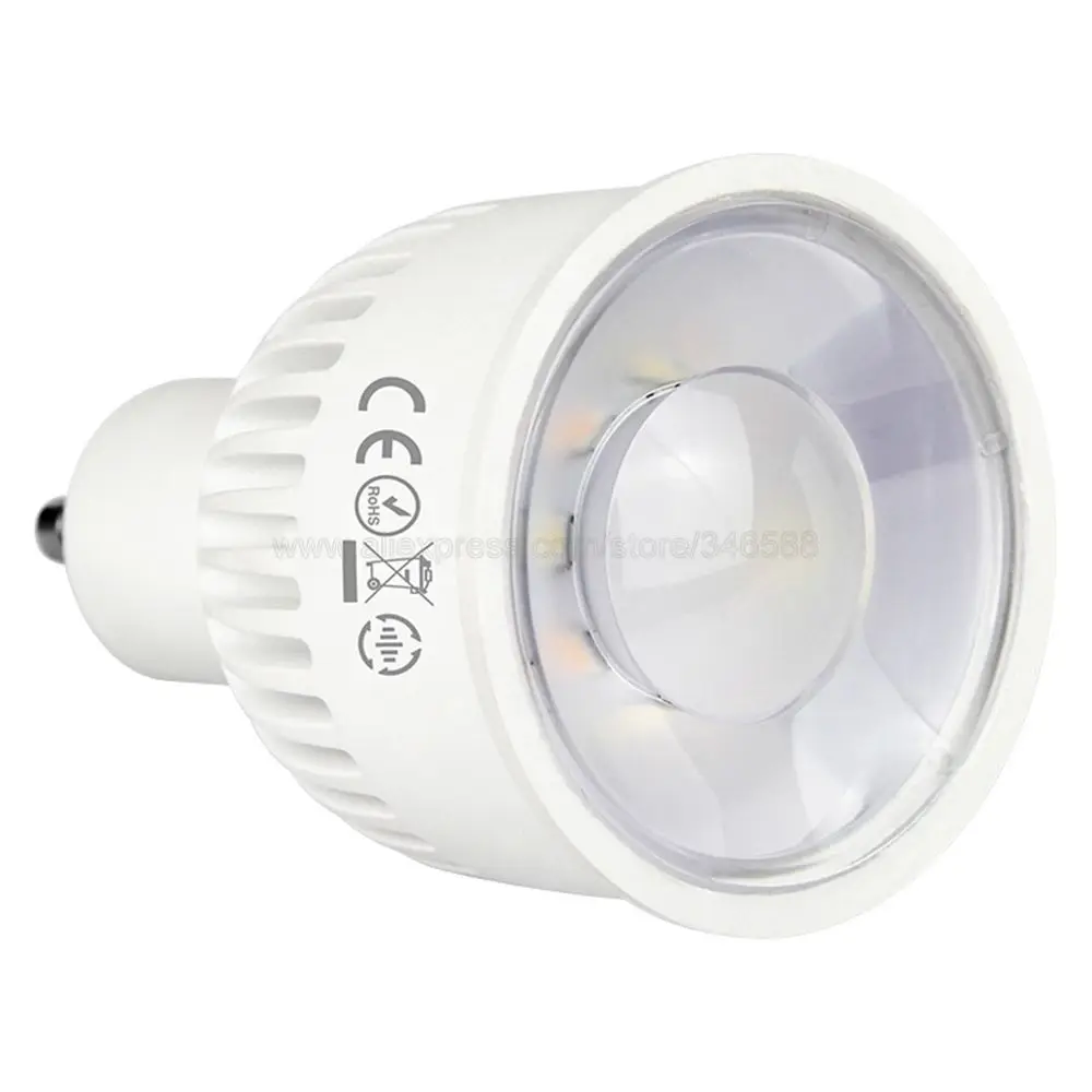 Imagem -04 - Miboxer-dimmable Led Spotlight Bulb Lâmpada Suporte 2.4g 6w Gu10 Rgb Mais Cct Zona Remota Wi-fi App Controle de Voz Fut106