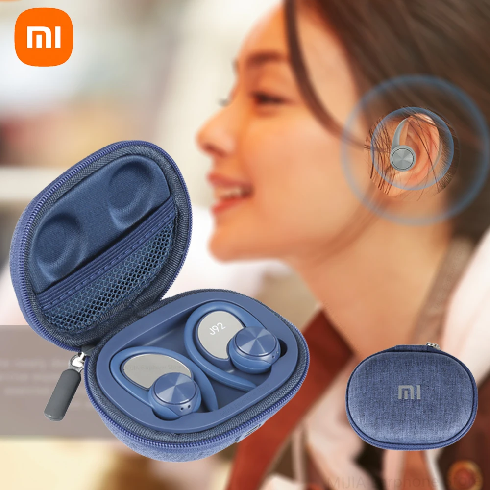 

Наушники XIAOMI J92 TWS с ушным крючком, Беспроводная Bluetooth Спортивная Музыкальная гарнитура с сумкой для переноски, наушники с сенсорным управлением и встроенным микрофоном
