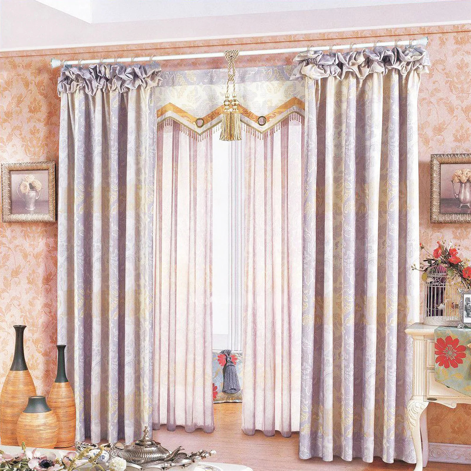 

750Pcs Metal Curtain Hooks Ferroalloy Heavy-Duty Pin-on Drapery Hooks for Hanging Window Drapes Curtain Hangers