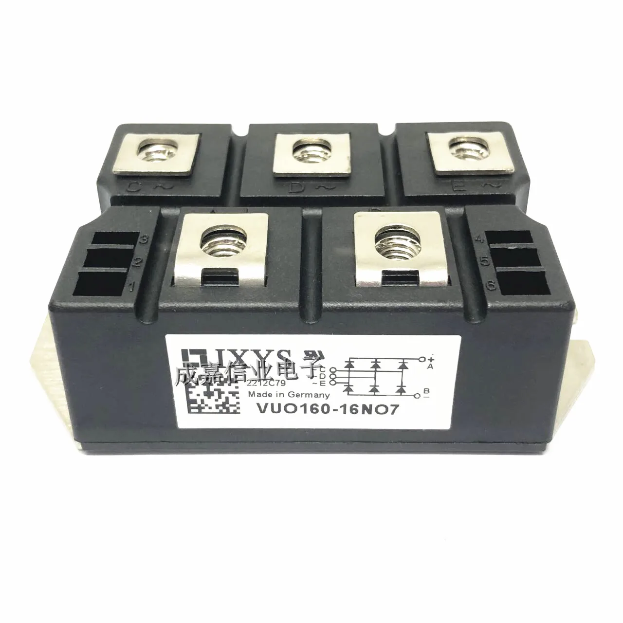 

1pcs/Lot VUO160-16NO7 Bridge Rectifiers 160 Amps 1600V PWS-E-5 Operating Temperature:- 40 C-+ 150 C Brand New Authentic