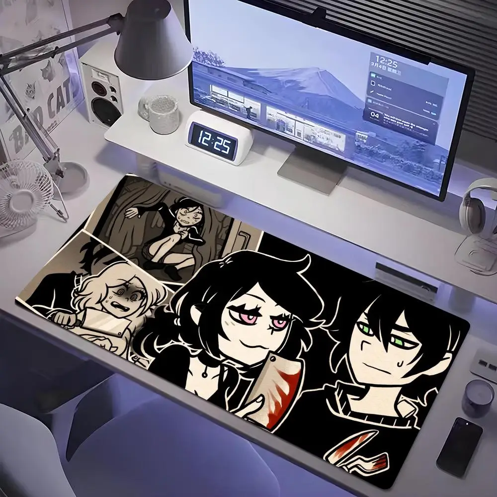 the coffin of andy and leyley Mouse Pad Tablet mouse Pad Laptop xl desktop mate HD Rainbow Gaming keyboard pad, Player, 90x40