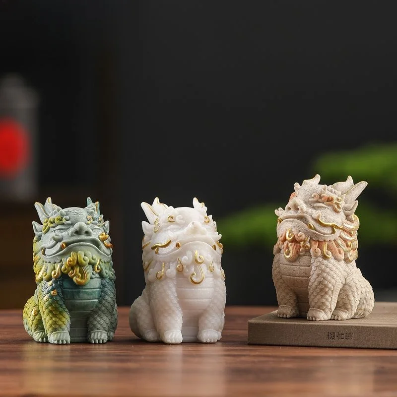 Living Room Office Desk Wealth-Attracting Decorative Craft Home Tea Table Tea Pet Pixiu Chinese Style Ornament