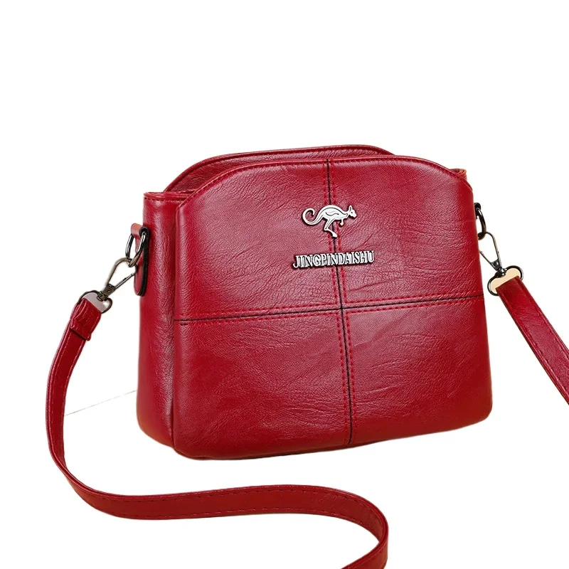 

2026 Новая модная сумка-мешок из мягкой кожи из искусственной кожи для молодых девушек, новая простая и элегантная повседневная сумка-мессенджер в корейском стиле