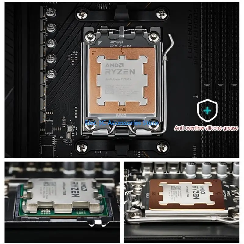 Y51A AM5 CPU Contact Frame AM5 Full Fixed Non-Marking Mounter for for AMD 7950X,