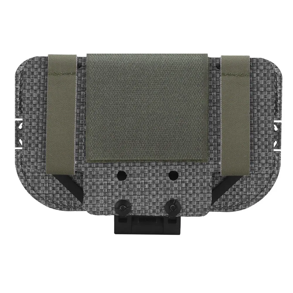 Lightweight Foldable Phone Pouch With MOLLE Connection Strap for Outdoor Sports