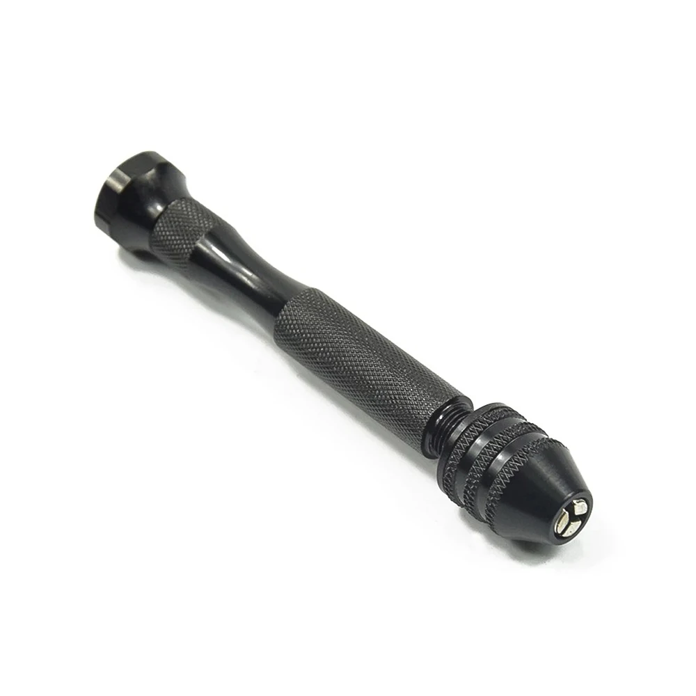 25 قطعة 0.3-3.4 مللي متر مجموعة حفر اليد الصغيرة الألومنيوم اليد مثقاب الخشب مجوهرات الحرفية دليل الحفر أدوات النجارة مثقاب الخشب البلاستيك #6