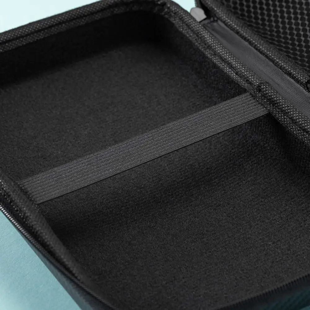 Shockproof Headphones Carrying Case Waterproof EVA Earphone Storage Bag Pressure Resistance Soft Flannelette Lining