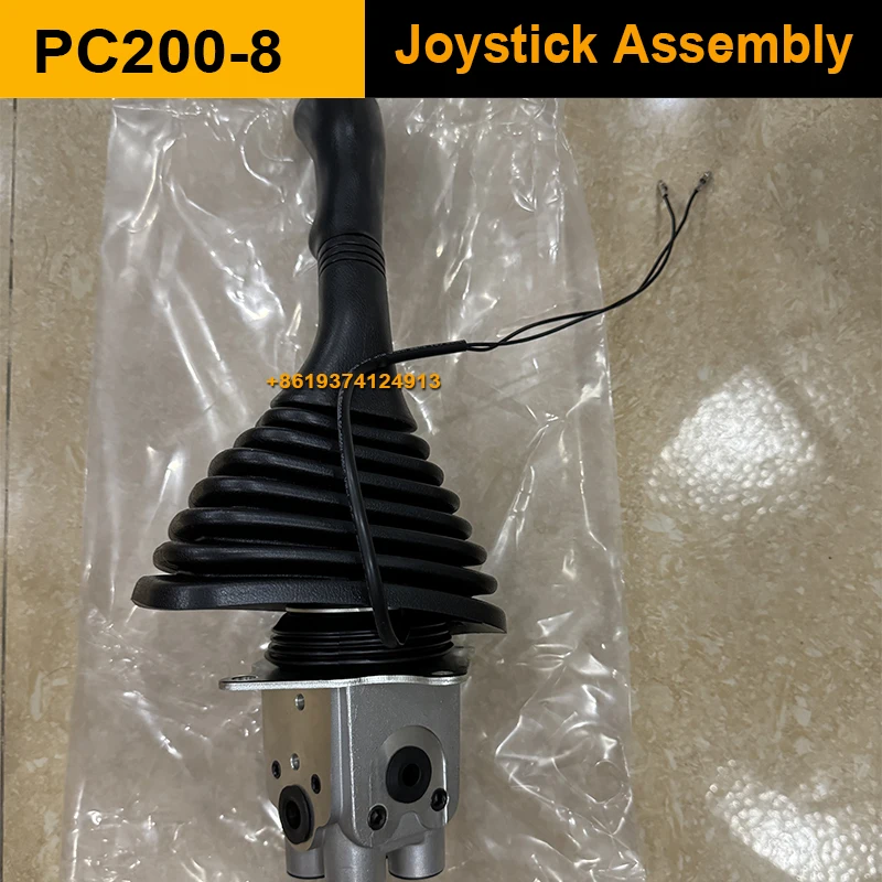 High Quality PC200-8 Joystick with Handle for Komatsu Excavator Control Rod PC200LC-8 Operating Lever