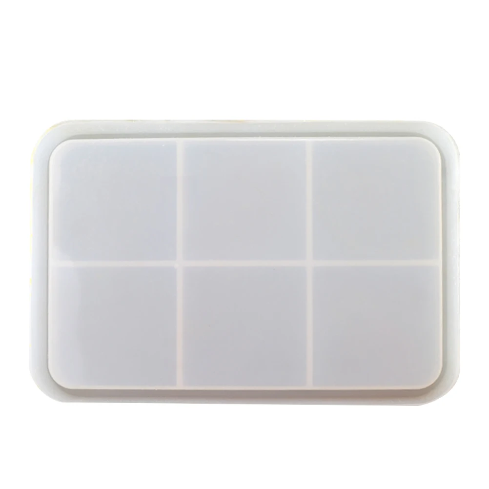 

1pc Creative Silicone Tray Mold Diy Resin Jewelry Craft Epoxy Art Mould Exquisite Handle Practical Handicraft Molds Decorations