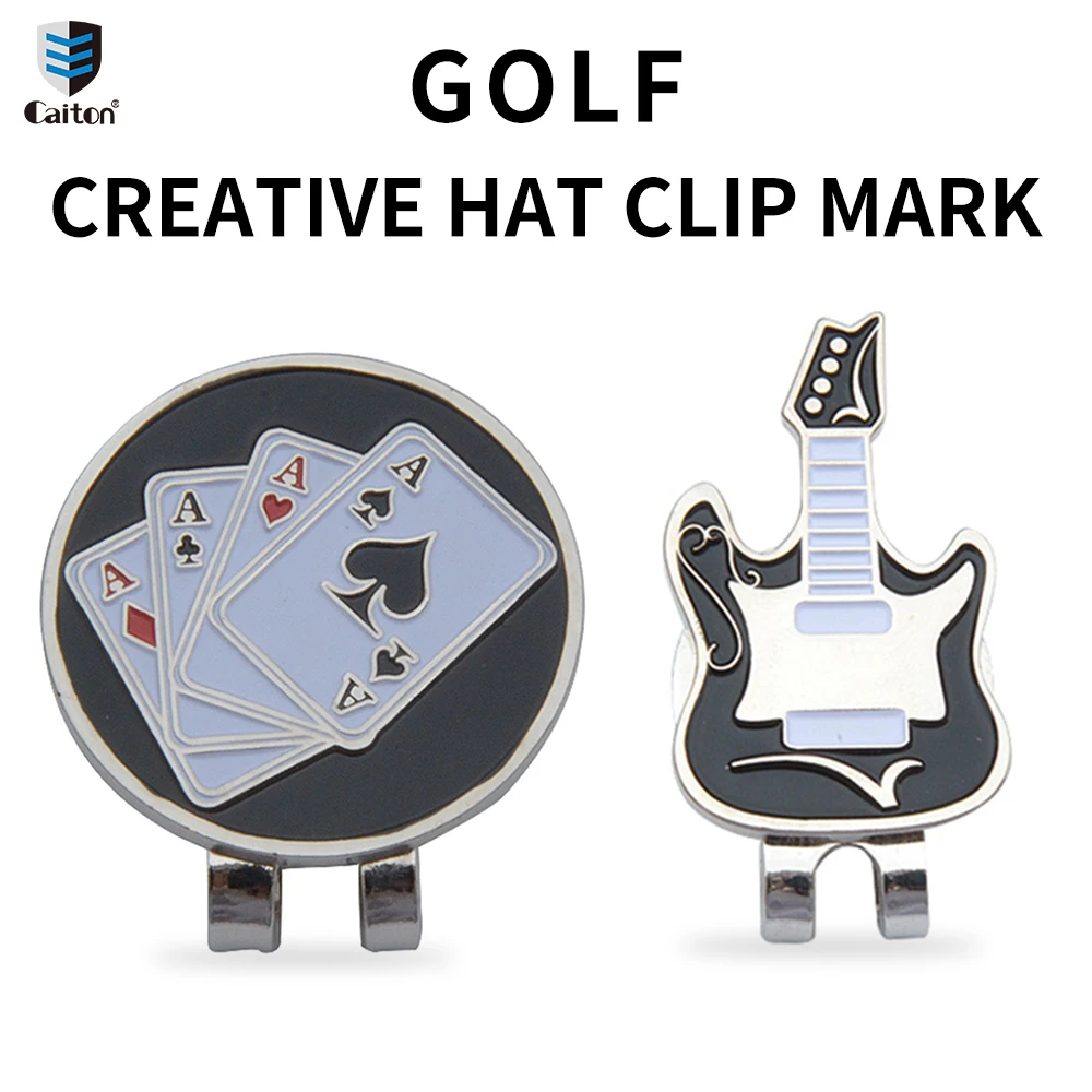 Caiton-Clip magnético para gorra de Golf, marcador de posición de bola, estilo multiestilo, logotipo personalizado, 1 unidad