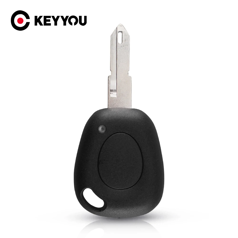 

KEYYOU 10x 1 Button Remote Control Key Case Shell For Renault Megane Twingo Scenic Laguna Espace Clio NE73 Blade Car Key Cover