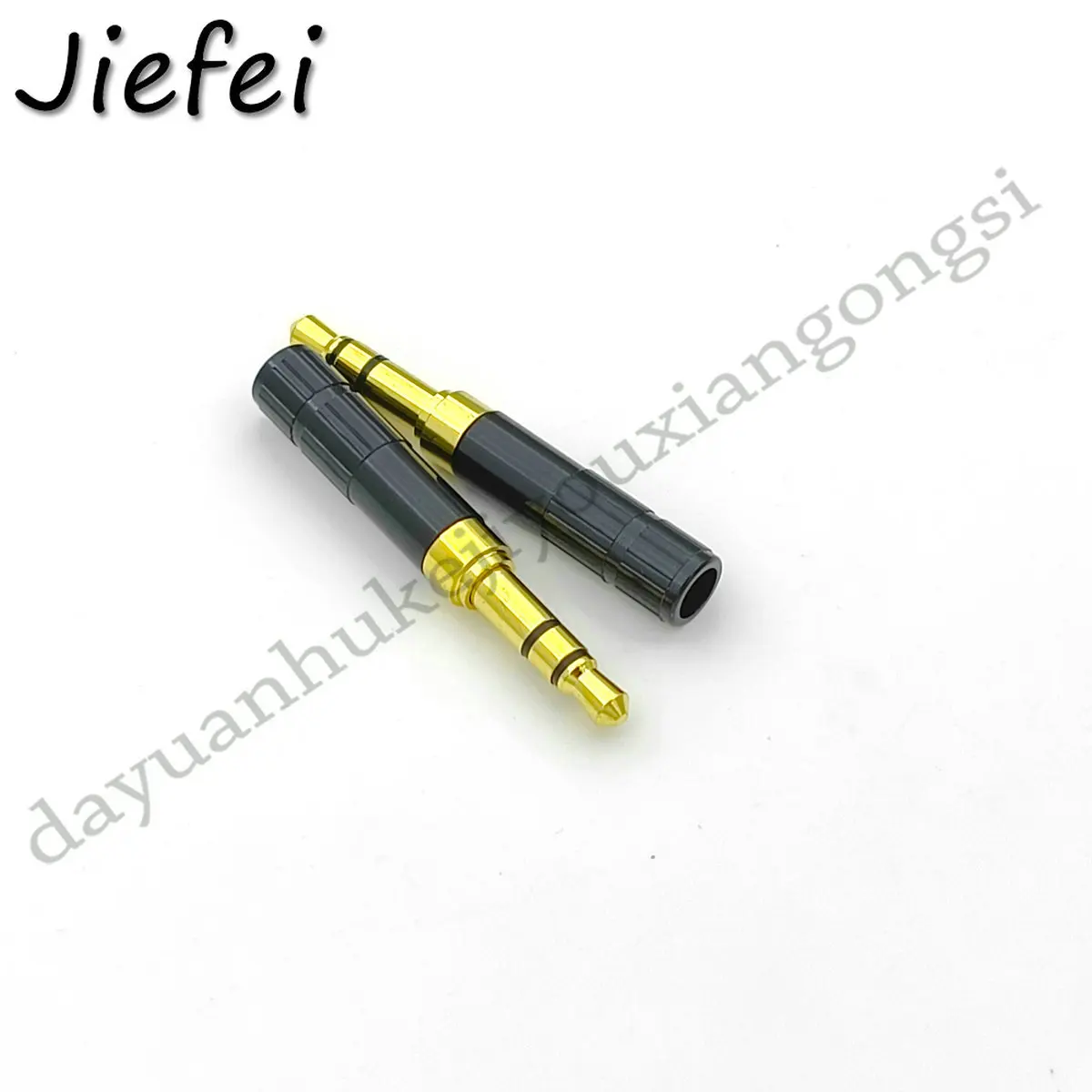 100pcs 4mm tail hole 3.5mm Connector Headphone Plugs For Denon AH-D600 D7100 D7200 For Beyerdynamic DIY Headphones Audio Adapter