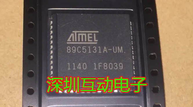 Free shipping   AT89C5131A-UM PLCC44      10PCS