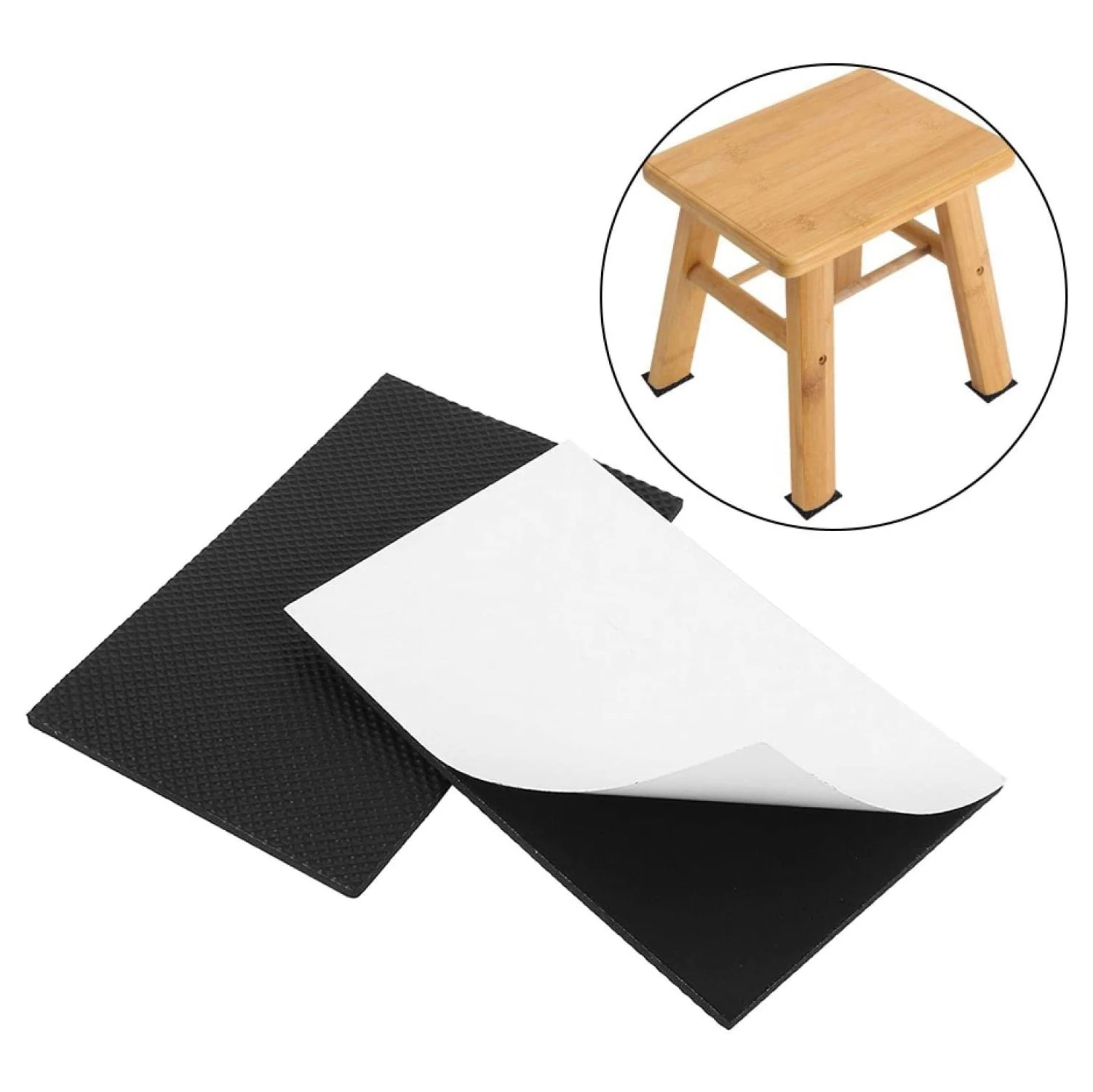 Almohadillas antideslizantes para muebles, protectores de suelo para silla, sofá, 2 tabletas