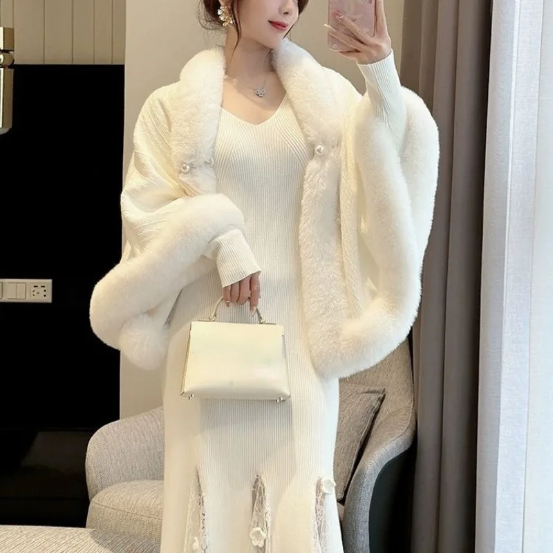 ที่กําหนดเองใหม่กํามะหยี่ Gentle Fairy งานแต่งงานแจ็คเก็ต Wrap All-Match ชุดราตรีเบาะเสื้อคลุม Shawl WARM Coat ฤดูใบไม้ร่วงฤดูหนาวผ้าคลุมไหล่