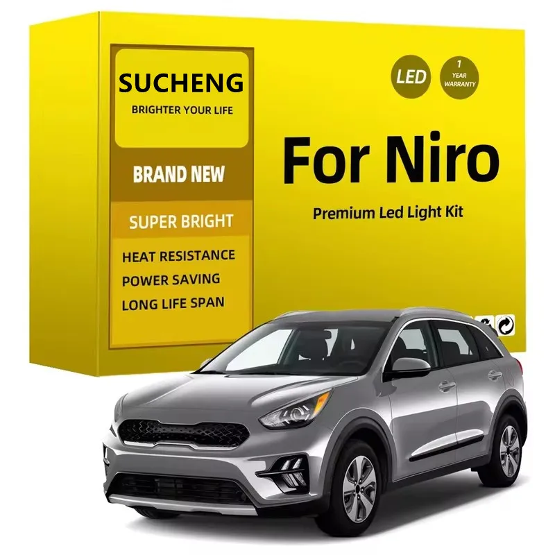 For KIA Niro EV Niro 2016 17 18 19 2021 22 LED Interior Light Bulb Kit Canbus Car Reading Dome Trunk Vehicle Indoor Lamp