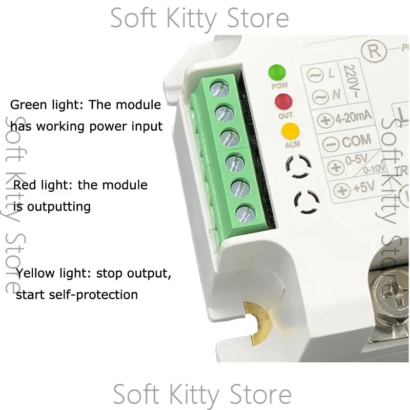 50A-90A Three-phase AC Voltage Regulating Module With Heat Sink And Fan Power Regulator Thyristor Solid State Relay Dimming