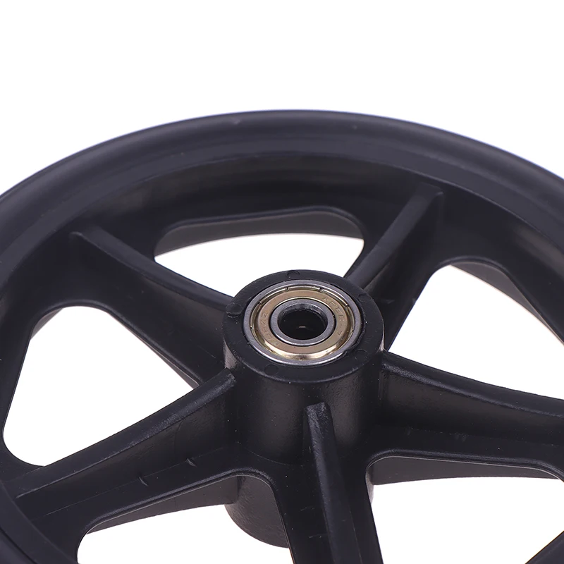 Detachable Rubber Wheels Heavy Duty Wheelchair Front Castor Shopping Cart Wheel Wheelchair Replace 7 Inch