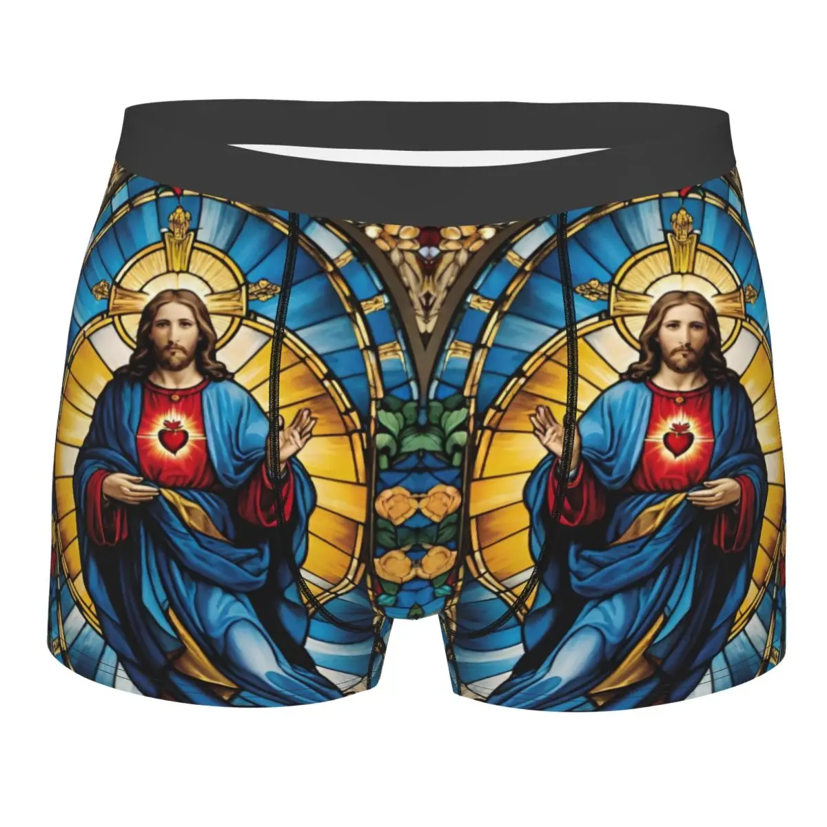 

Нижнее белье Lord Иисуса Христа на заказ, мужские дышащие трусы-боксеры, шорты, мягкие сексуальные трусы для мужчин