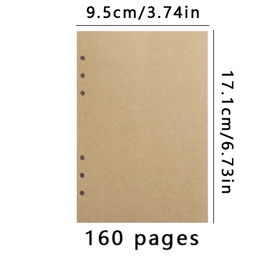 Retro-Ledereinband, nostalgisches Notizbuch mit gefallenen Blättern und Spiralringen für lose Blätter | Reisetagebuch | Handkontobuch im Waldstil – Detail 15